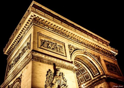 Tootbus Paris by Night Arc de Triomphe